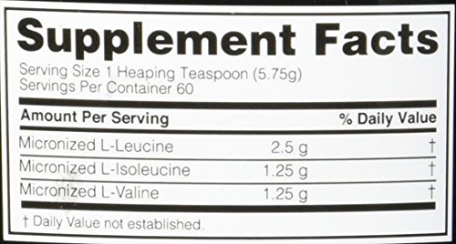 Optimum Nutrition Instantized BCAA 5000mg Powder, Unflavored, 345g