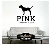 VS Victoria's Secret Pink Vinyl Wall Art vinyl wall lettering words sticky art home decor quotes stickers decals