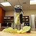 Absolute Infuser Fruit Infusion Water Bottle with Neoprene Sleeve (32 oz.) Flip-Top Lid with Wide Mouth Drink Spout | Healthy Sports, Fitness and Travel Tumbler | BPA Free