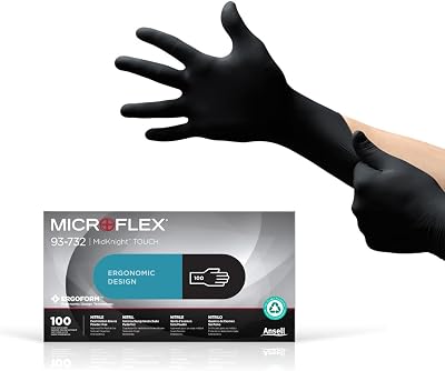 Ansell Microflex 93-732 Nitrile Gloves Small 100 pcs Latex Free Powder Free