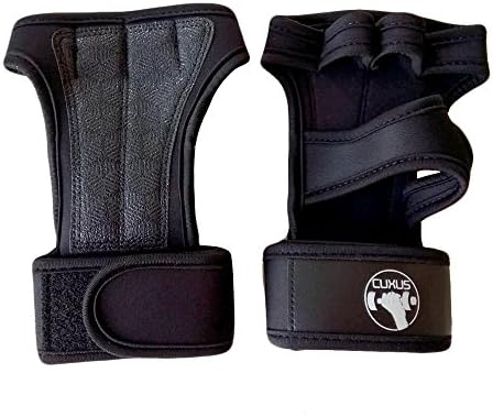 CUXUS Cross Training Gloves, CrossFit Weight Lifting Gloves with Wrist Support, Exercise Gloves for Cross Training, WODs, Gym Workout, Weightlifting, Silicone Padding, No Calluses for Men &amp; Women (XL)