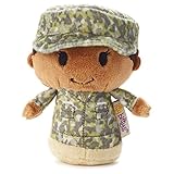 Hallmark Itty Bitty Green Military Camo African-American Girl