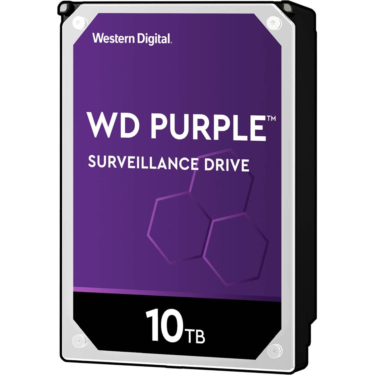 WD Purple 10TB Surveillance 3.5" Internal Hard Drive AllFrame AI - 360TB/yr, 256MB Cache 7200 RPM Class