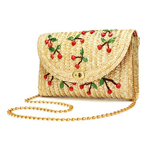 Bolsa Joseko Es JOSEKO Straw Crossbody Bag Bolsa De Hombre De