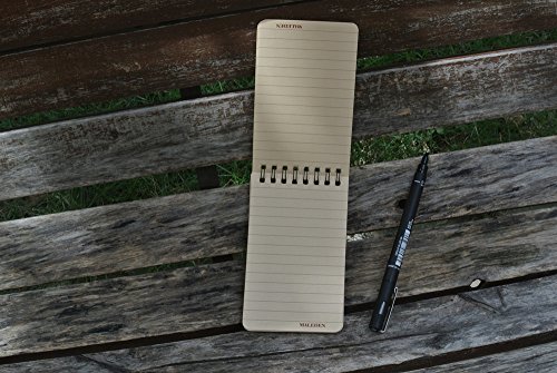 All Weather Spiral Notebooks, MALEDEN Waterproof Steno Notepad Memo Scratch Pads for Outdoor Activities Recording and Tactical Pocket (5PCS)
