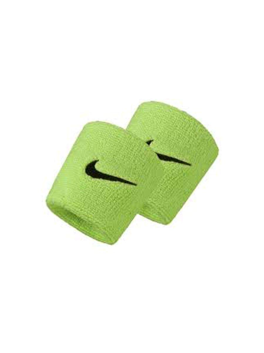Nike SWOOSH WRISTBANDS LOW SLEEVES Lemon green, One size
