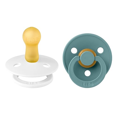 BIBS Colour Dummies Pack BPA Free Cherry Shape Nipple Natural