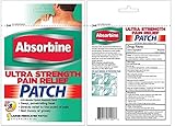 Absorbine® Back Patch Ultra Strength Therapeutic Pain Relief, 6 Individually Wrapped Large Patches (5.5x4 in)