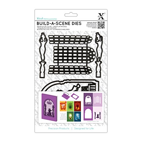 DOCrafts Xcut Build-A-Scene Dies-Shadow Box Ballroom, 7-Pack