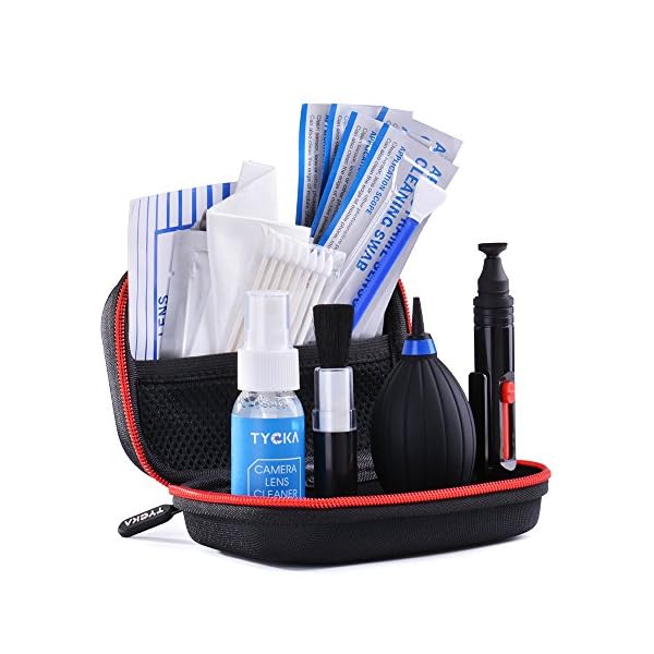Tycka Kit de Nettoyage pour Camera (avec Sac imperméable), 30 ML de