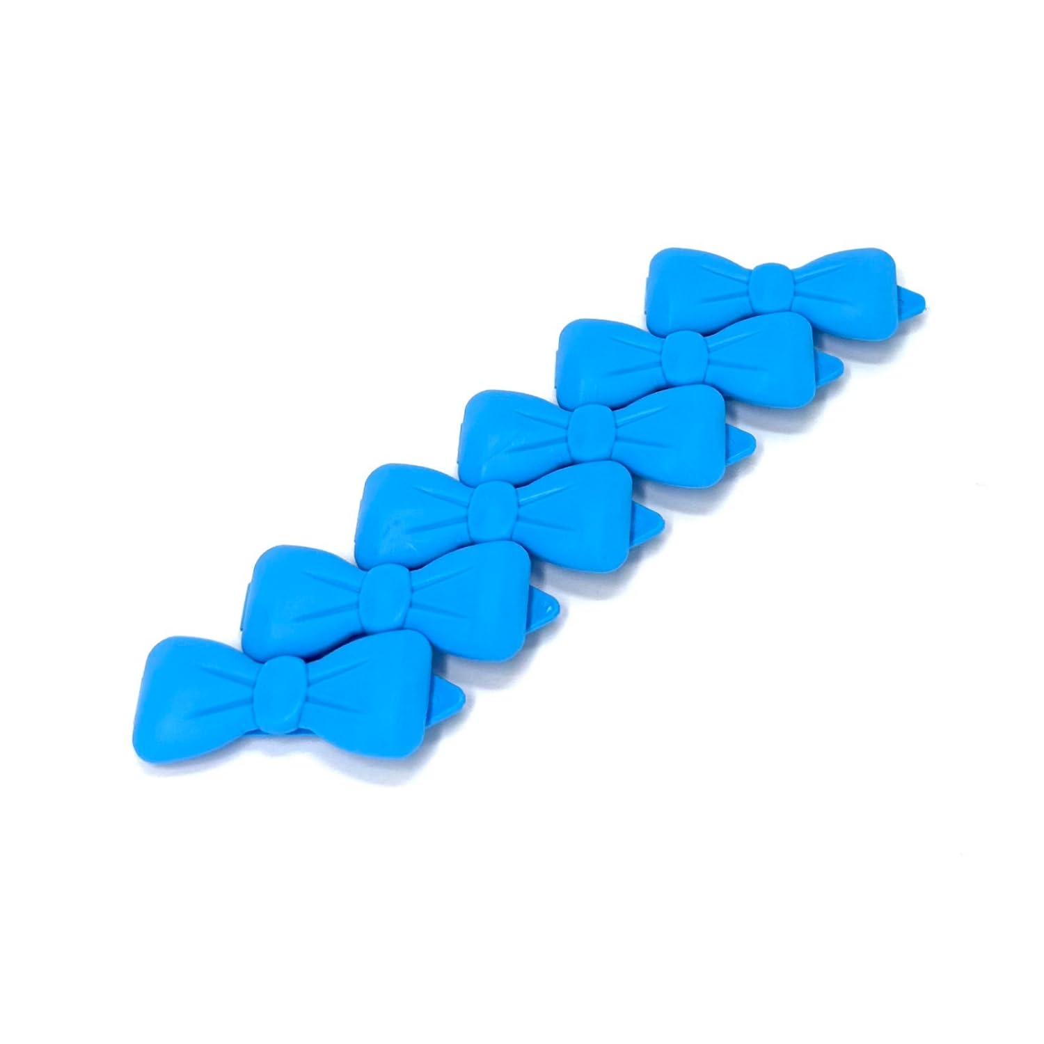 Hair Bow Hair Clip for Pets Dog Hair Clip Pack of 6 Light Blue