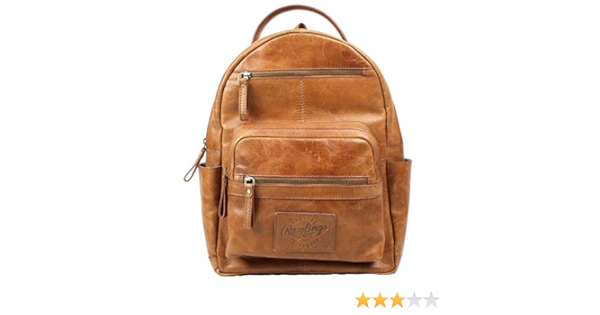 rawlings leather backpack