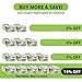 Dymo 4XL Labels 1744907 Compatible - (6 Rolls Pack) 4x6 LabelWriter 220 Thermal Printer Labels per Roll For Internet Shipping/Amazon / eBay/Endicia / USPS/UPS / Fedex/DHL Postage Stickers