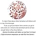 36inch Rose Gold Round Confetti Balloons Giant Clear Latex Helium Balloons Confetti Balloons Wedding Bridal Shower Nursery Baby Shower Birthday Favors Party Decorations