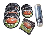 Super Bowl 51 Party Supplies Pack for 24 Guests Including Dinner Plates, Appetizer/Dessert Plates, Napkins & Cups