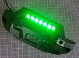 Raidenracing Front Bumper LED Lamp Lighting System ( GREEN ) for 1/5 Traxxas 6S 8S X-MAXX