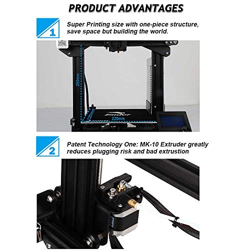 Creality-3D-Ender-3X-Impresora-3D-Versin-Mejorada-de-alta-precisin-DIY-3D-Auto-ensamble-Tamao-de-impresin-220-220-250-mm-con-placa-de-vidrio