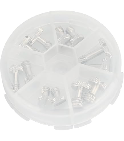 Vis Trépied PATIKIL 3/8-16 - 16mm Longueur - Acier Inox - Lot De 5 - Pour Appareil Photo