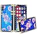 Funermei Flower Luxury Case for iPhone Xs Max,3D Soft Colorful Rose Floral Rivet Pattern Design Cute Slim Cover,Unique Women Girls Lady Phone Skin, Color TPU Cases for iPhone XsMax 6.5