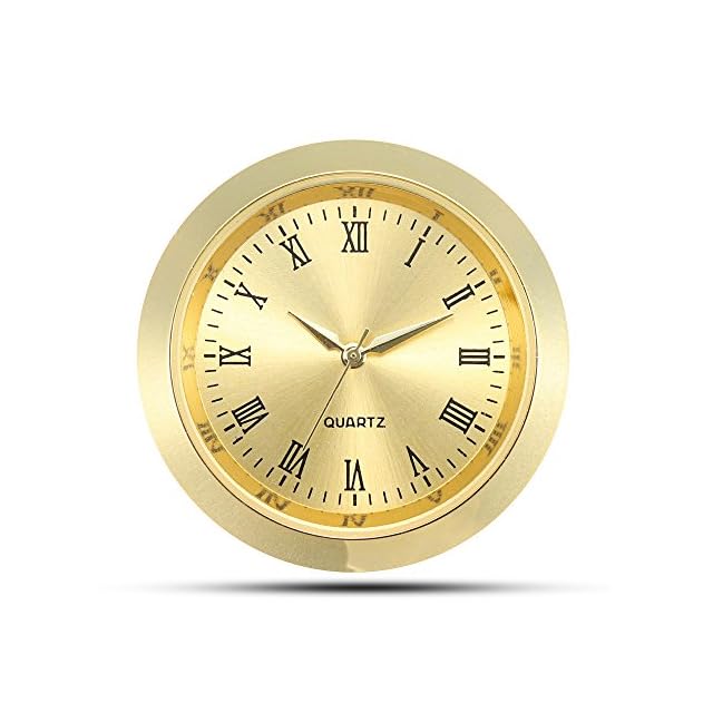 ShoppeWatch Mini Clock Insert Quartz Movement Round 1 7/16" (35mm