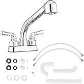 Pacific Bay - Lynden Utility Laundry Sink Faucet with Swivel Stainless Steel Spout