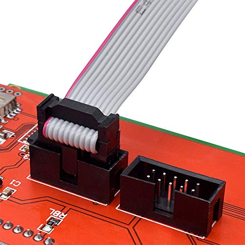 5pcs 10pin Flat IDC Connector Ribbon Date Cable 70cm Length 2.54mm Pitch 12864 2004 LCD 10P Extension Cable FT5 Lead Wire for 3D MKS TFT 2.8 3.2 LCD Touch Screen Ramps Anet a6 a8 e10 Prusa i3 Creality - Thumbnail 4
