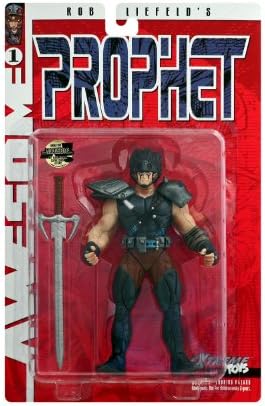 Awesome 1 Rob Liffield's 1998 Comic Series 7 Inch Tall Action Figure - PROPHET with 6 Inch Long Sword