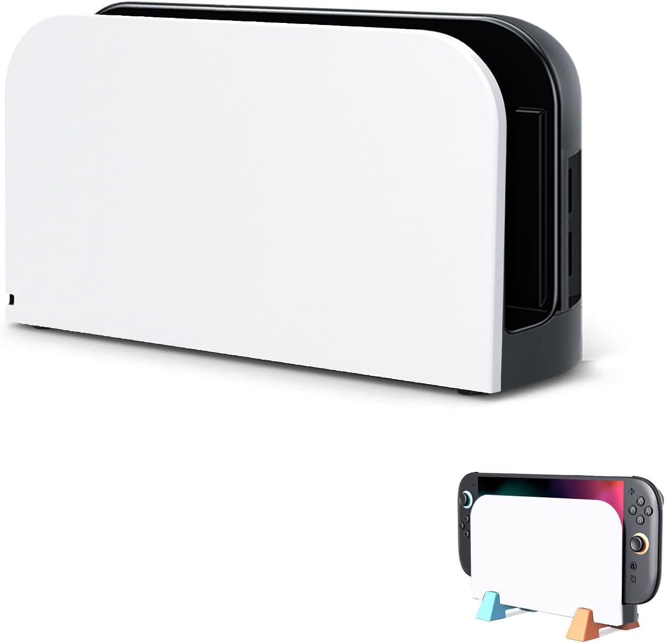 Faceplate Cover Sleeve Compatible with Switch 2 Dock,Anti-Scratch Replacement Housing Shell Case Dust Cove, Shockproof, Durable, Slim Dock Cove for Switch 2 Charging Dock Faceplate Protection