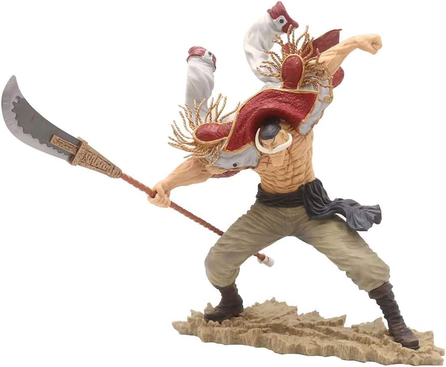 Altcompluser Anime One Piece Whitebeard Edward Newgate th Pvc Figure Portrait Statue Action Figure Collectible Figurine Ideal Gift Amazon De Kuche Haushalt