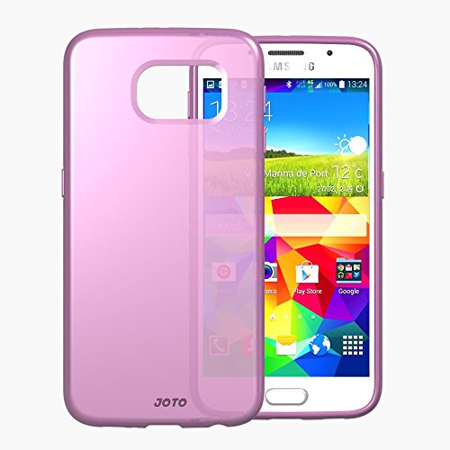 Galaxy S6 Case, [Slim Fit] JOTO Samsung Galaxy S6 Case Cover Slim, Lightweight / Best Fit / Flexible Grip / Shock Absorption, Slim Soft Protective Case for Galaxy S6 (2015) (Purple)