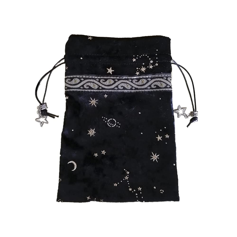 CXMRONGTAI Tarot Storage Bag Thick Velvet Card Pouches Mini Drawstring Package for Storage Tarot, Dice, Card, Jewellery