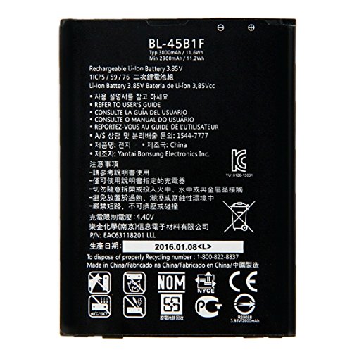 Alex NLD BL-45B1F 3000mAh Rechargeable Replacement Li-ion Battery for LG V10 / H968 Alex NLD BL-45B1F 3000mAh Rechargeable Replacement Li-ion Battery for LG V10 / H968