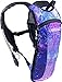 SOJOURNER Hydration Pack Backpack - 2L Water Bladder Included for Festivals, Raves, Hiking, Biking, Climbing, Running and More (Galaxy 1)
