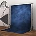 Mehofoto Dark Blue Abstract Backdrop Solid Color Texture Personalized Portrait Background for Photographer 5x7ft Vinyl Vintage Retro Photography Backdrops