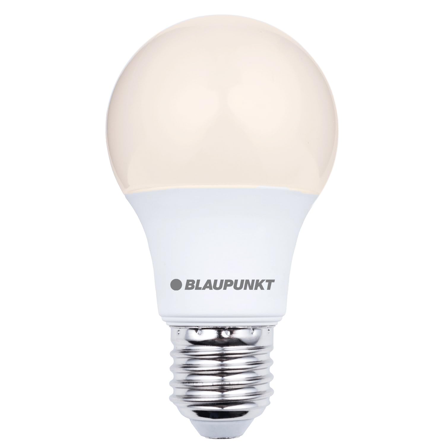 Blaupunkt LED bulb Classic A60 LED lamp, E27 base screw, 6W, replaces 60W incandescent, warm white 2700K, Yellow light, non-dimmable, 570 lumen, Energy Efficient, indoor outdoor, 1 piece (pack of 1)