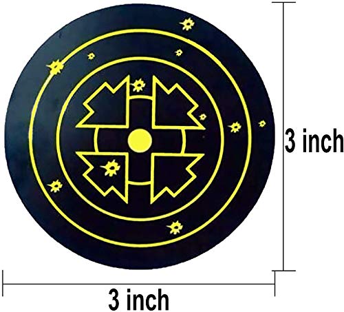 Yuyangnengy Splatter Targets Stickers, 3 Inch Adhesive Reactive Targets - 250 Round Shooting Targets Pasters - Instantly See Your Shots Burst Upon Impact! (250 Per Roll)