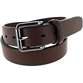 Lee Women's Burnished Edge and Crossed Loop Casual Belt, Small, Brown