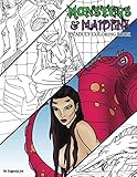 Monsters and Maidens: An Adult Coloring Book by Eugenia Joy