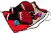 Waboba Catch Glove w/ Pro Ball _ Frustration Free Packaging _ Bundle of 2 Sets _Bonus 2 Wave Skipper Balls _ Bonus Red/Black Drawstring Backpack _ Bundled Items