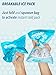 IceWraps 6x9 Instant Cold Pack - 6 Single Use Breakable Ice Packs for Injuries, Disposable, Emergency First Aid Squeeze Bag to Activate