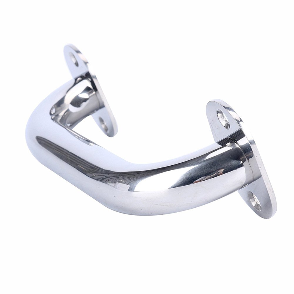 Marine Stainless Steel Handrail Boat Grab Handle Overall Length 9