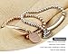 COCO Park Stainless Steel Silver Bead Ball Chain Cuff Wristband Charm Pendant Lady Bracelet 6 2/8 Inch