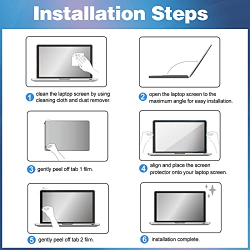 [2 Pack] ProCase MacBook Air 13 / Pro 13 Screen Protectors, Tempered