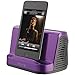 iHome iHM16U Portable Stereo Speaker System for iPad, iPod and MP3 Player, 3.5 mm line-in (Purple)