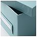 IKEA TJENA Organizing Box With Lid [BLUE][4 Pack of Boxes][INCLUDES 2 Pack Sharpie Markers (Black)] For Office, Storage, Supplies, Organization, Small Parts