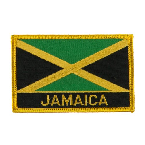 North and South America Flag Embroidered Patch - Jamaica OSFM