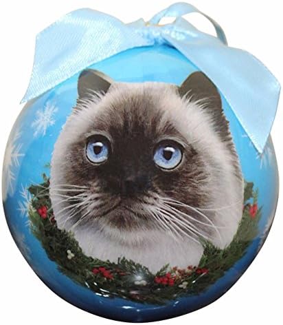 Himalayan Cat Christmas Ornament Shatter Proof Ball Easy To Personalize A Perfect Gift For Himalayan Cat Lovers