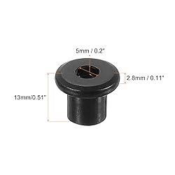 uxcell M8 T-Nuts, 10pcs Carbon Steel Hex Socket