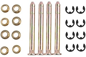 VVORHSBELL Door Hinge Bushing Kit,Door Hinge Pin and Bushing Repair Kit with Spring and Roller Pin Compatible with Ford F150 F250 F350 Bronco SUV