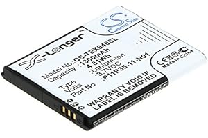 FLUJOY 1300mAh/3.7V Replacement Battery for TI Nspire CX CAS Graphing TI-Nspire CX CAS Select TI-Nspire CX TI-84 CE TI-84 Plus CE TI Nspire CX P11P35-11-N01 3.7L12005SPA